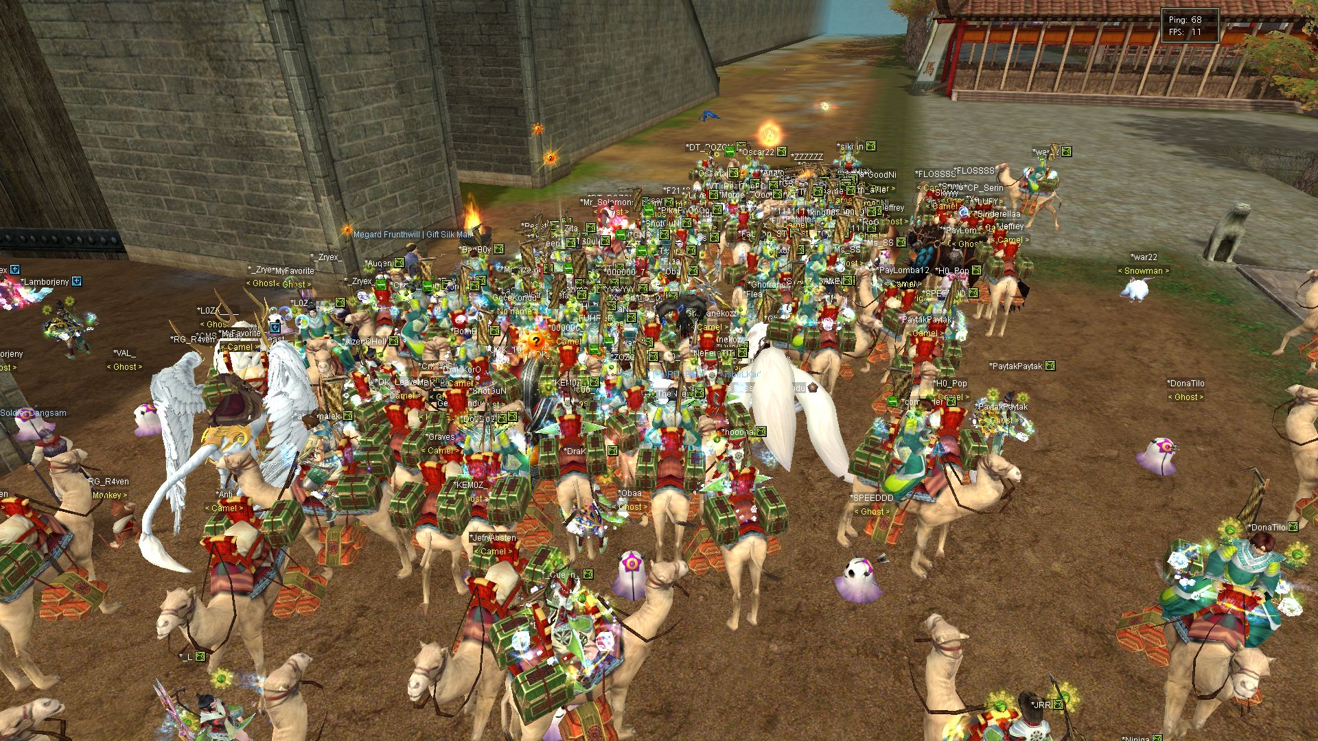 Cap 80 activity proof showing a large trade and gathering scene